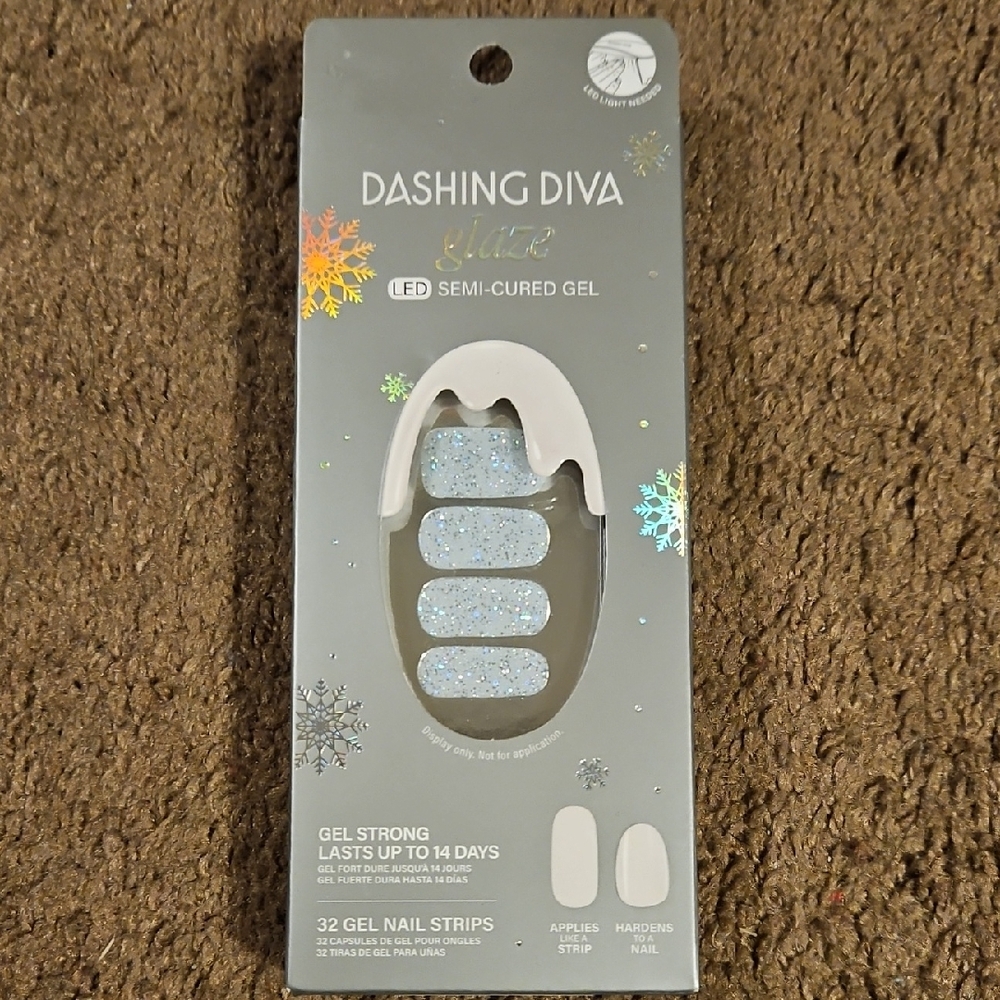Dashing Diva Glitter Gel Nail Strips